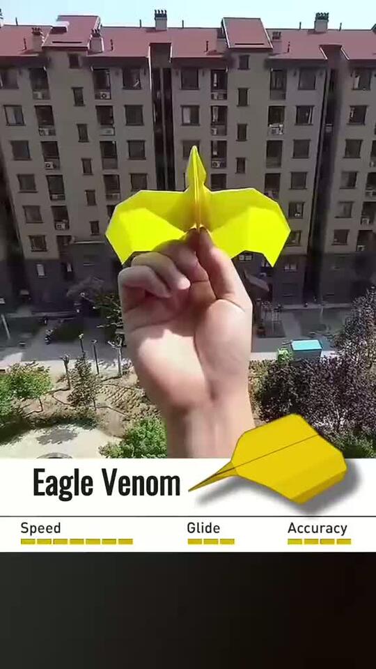 Make the BEST Paper Airplane- Flies OVer 150 FEET- How to Fold Eagle ...