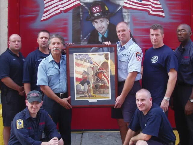 Virginia artist delivered 9/11 painting to every NYC firehouse and precinct
