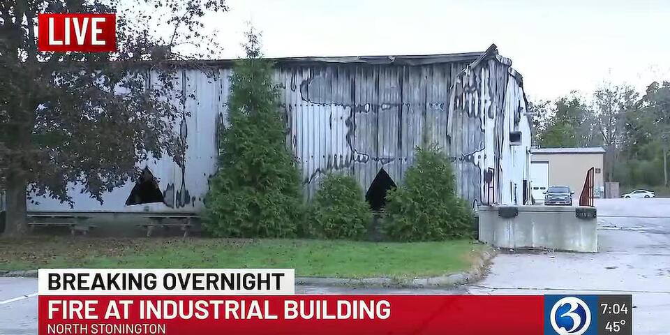 Fire damages commercial building in North Stonington - NewsBreak