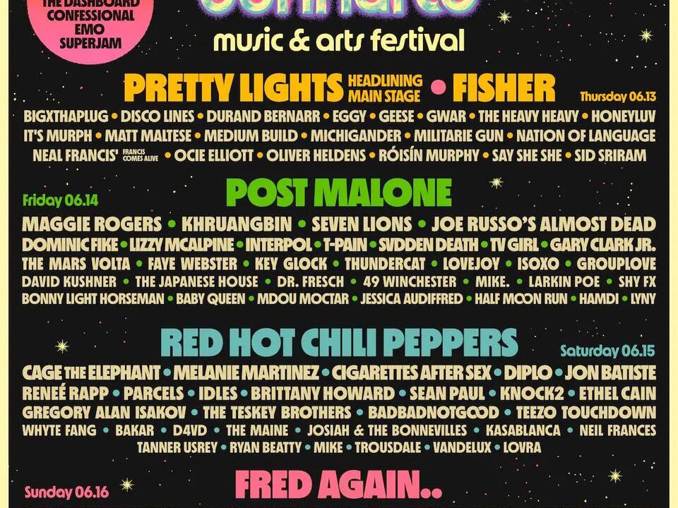 Bonnaroo 2024 Lineup Announced Featuring Red Hot Chili Peppers, Post