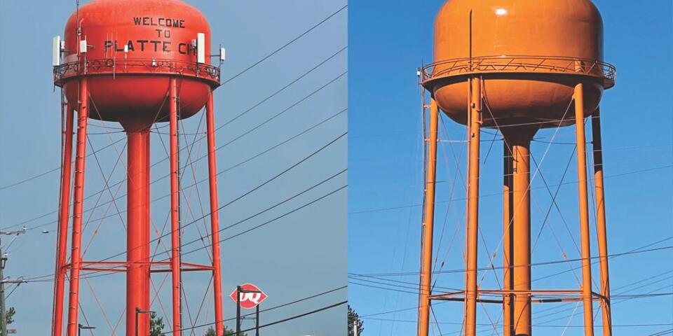 Water tower color, city clerk, summer of 2026 - NewsBreak