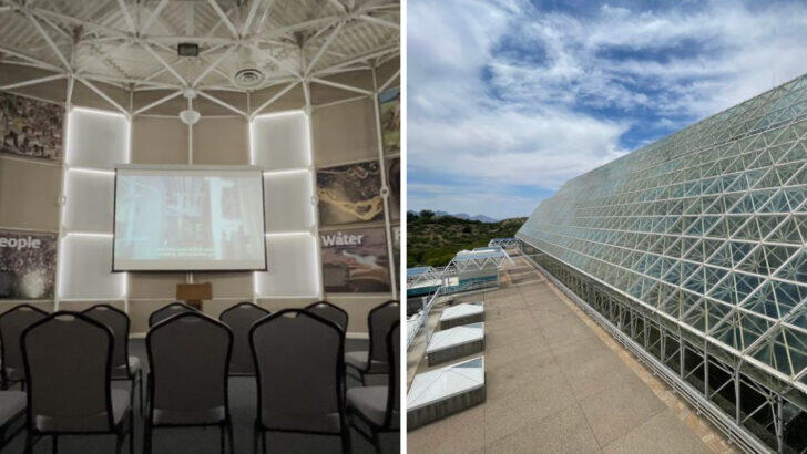 A Glass Structure in Arizona Contains a Rainforest, an Ocean, and a ...