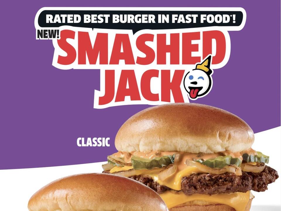Jack in the Box Smashes into 2024 with New Smashed Jack Burger