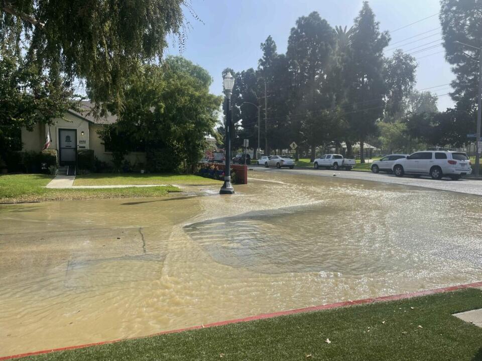 Road closures may last for days; city sets up water distribution sites