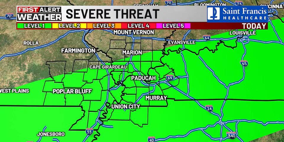 First Alert: Tracking more rain, scattered thunderstorms today