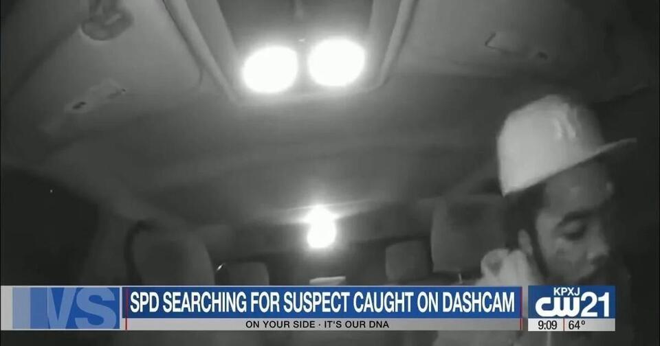 SPD Searching for suspect caught on dashcam - NewsBreak