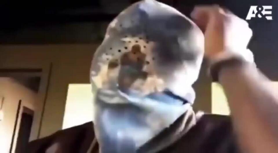 Kanye West refused to show his face & take off his mask during a 2021 ...