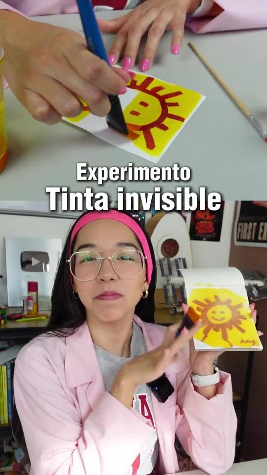 Cómo hacer TINTA INVISIBLE - Experimentos Caseros Materiales •Cúrcuma ...