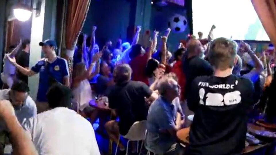 Delray Beach was in full stars-and-stripes mode for Team USA match