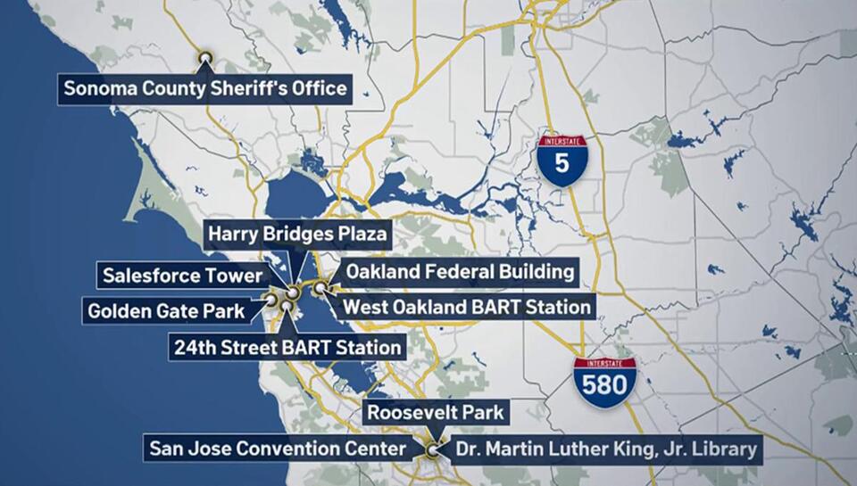 May Day demonstrations, Gaza war protests continue across Bay Area ...