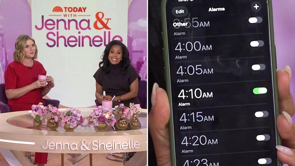 Jenna and Sheinelle Reveal What Time Their Alarms Go off Every Morning ...