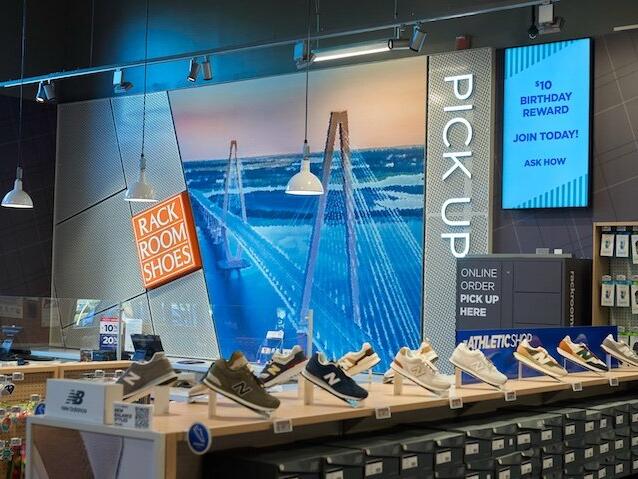 Rack Room Shoes Reveals Updated Store Design at Mt. Pleasant Towne