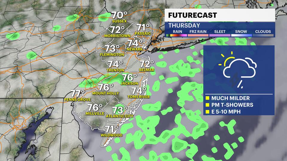 Temperature swings and showers last through the weekend - NewsBreak