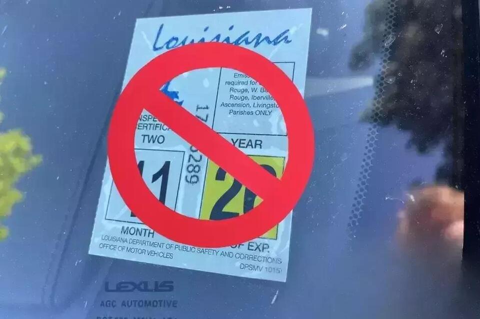 Louisiana's New QR Code Windshield Sticker Costs $6 And Replaces the ...