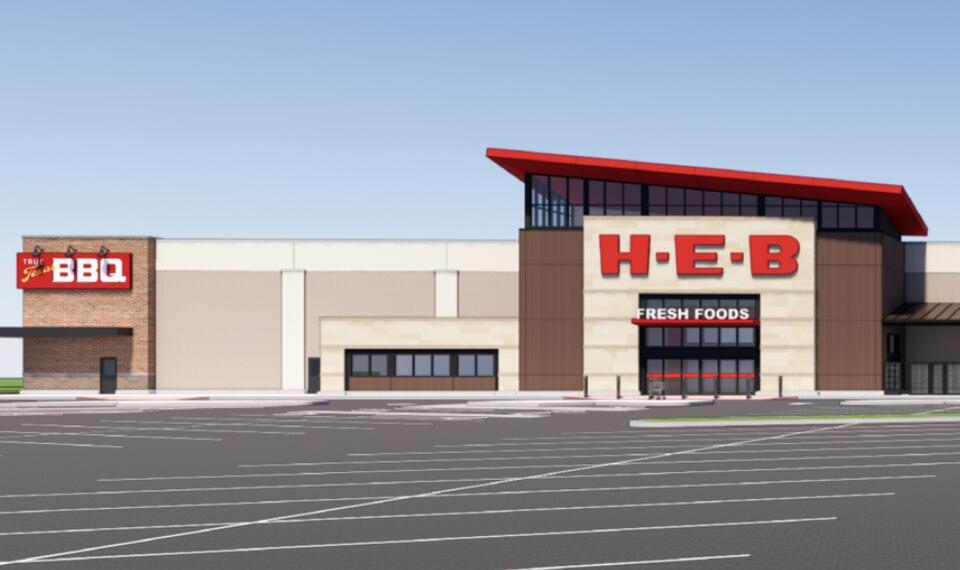 New H-E-B Near Converse Takes Shape Along I-10 as Late 2026 Opening ...