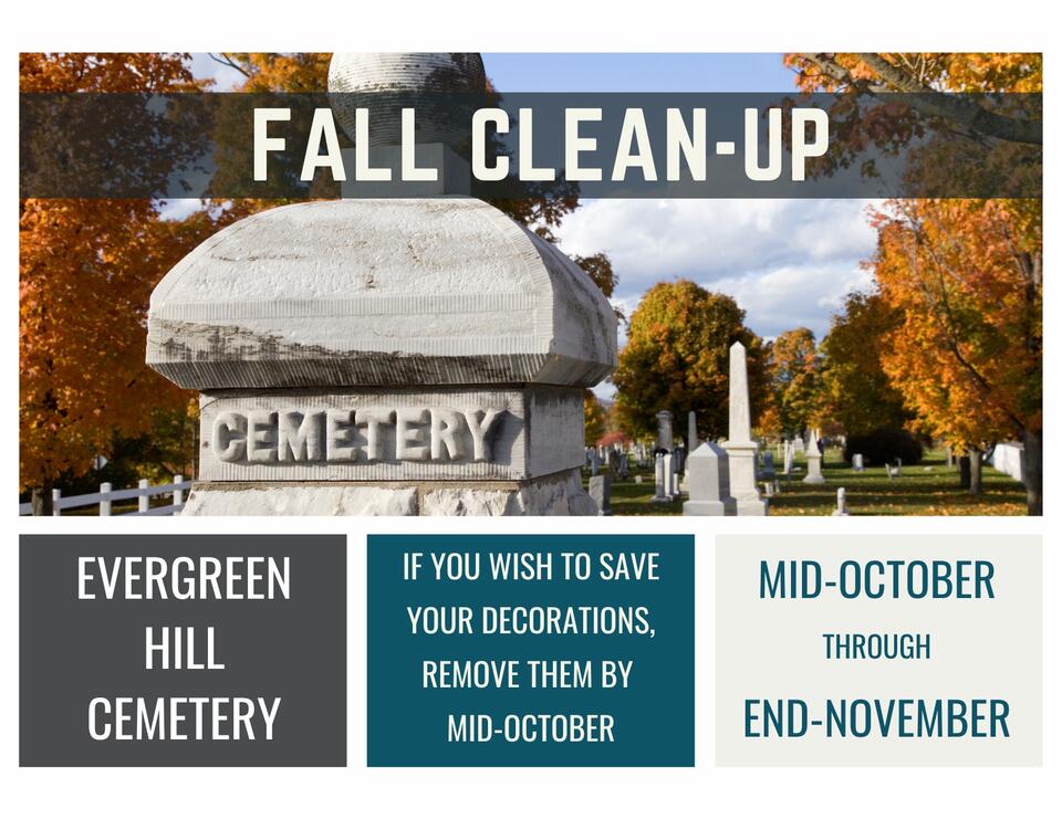 ⚠️ Remove grave decorations before Oct 21 cemetery clean-up - NewsBreak