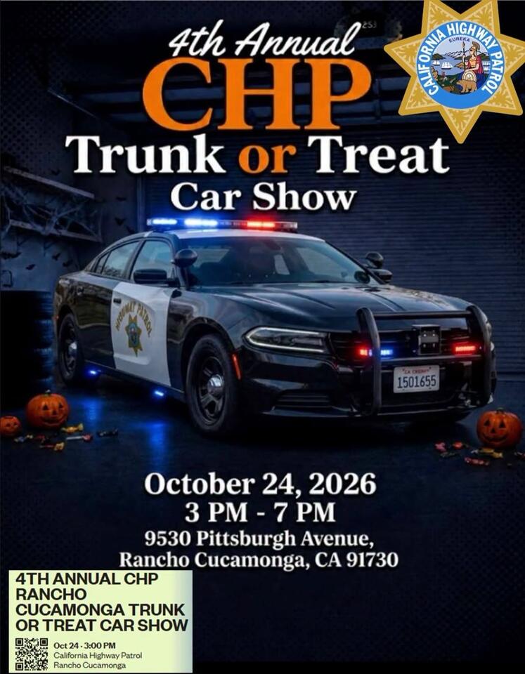 CHP Trunk or Treat Car Show in Rancho Cucamonga - NewsBreak