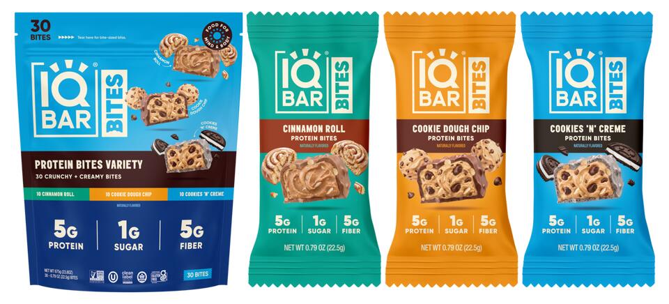 IQBAR Expands Protein Bites Line with Three New Indulgent Flavors ...