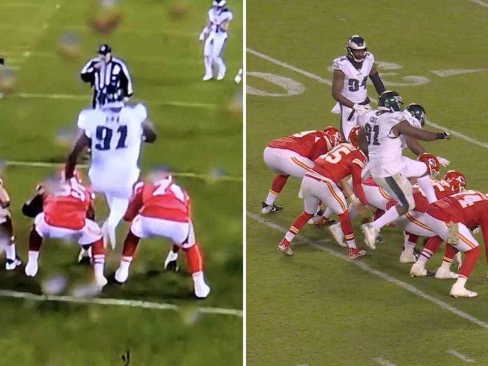 NFL fans spot Fletcher Cox’s incredible leap over Chiefs offensive line