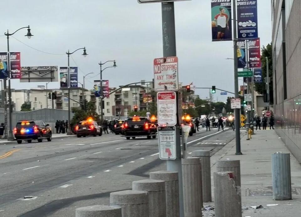Tensions flare in Los Angeles as Federal Law Enforcement presence ...