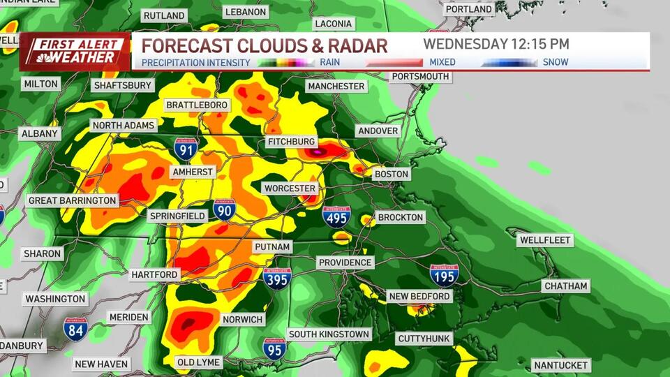 Downpours, bouts of heavy rain bring threat of flooding (live radar)