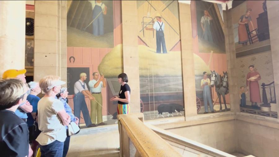 Exploring Grant Wood at Iowa State University's Parks Library