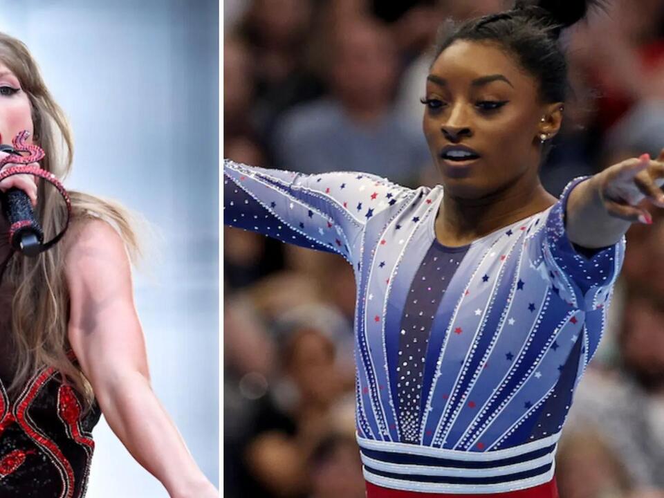 Taylor Swift Applauds Simone Biles’ Floor Routine to ‘Ready for It’ at