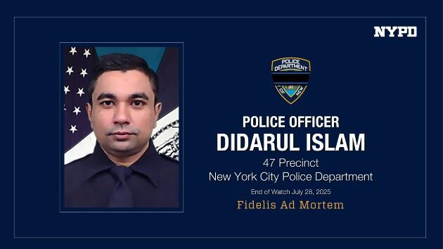 Officer killed in Manhattan shooting honored at funeral - NewsBreak