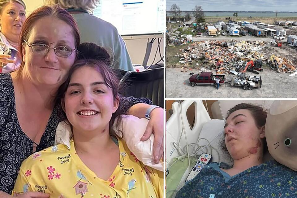 Ohio family left with broken bones after tornado ripped through home ...