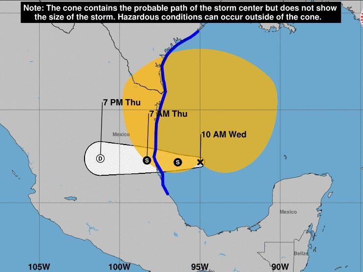 First named storm of the 2024 hurricane season forms in the Gulf of Mexico