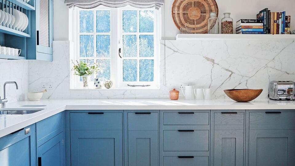 Jennifer Garner just made powder blue the dreamiest kitchen shade – we ...