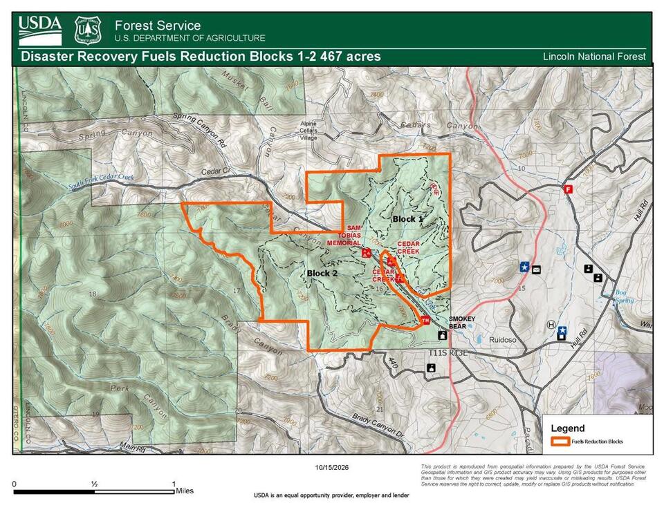 🚧 Tree removal and fuel reduction work near Ruidoso trails - NewsBreak