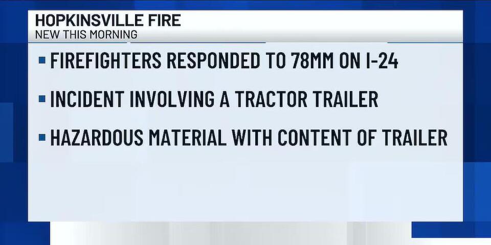Tractor trailer incident being investigated - NewsBreak