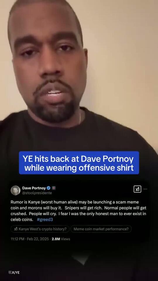Kanye West responded to Dave Portnoy on X after the Barstool Sports ...