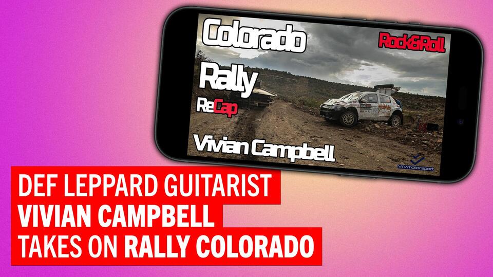 When he’s not rocking with Def Leppard, Vivian Campbell goes rally racing