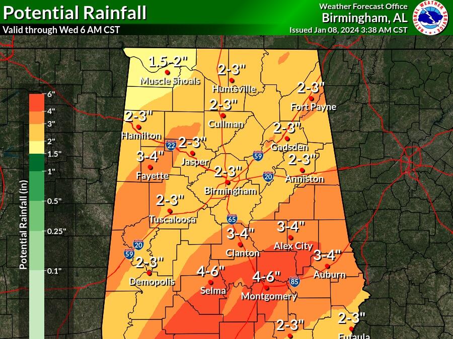 Caution, Storm Ahead Calhoun County Gears Up for Severe Weather, ALEA