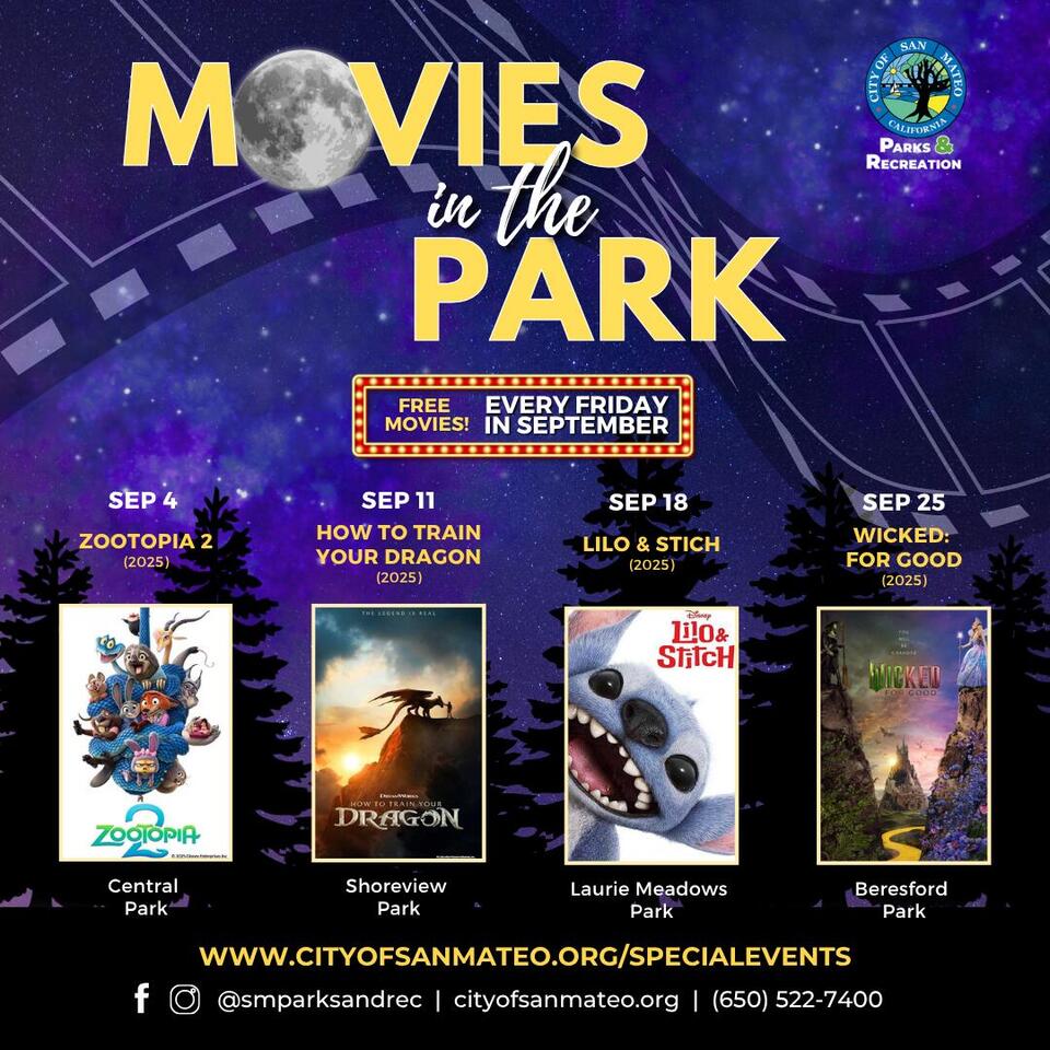 Free Friday Movies in the Park this September - NewsBreak