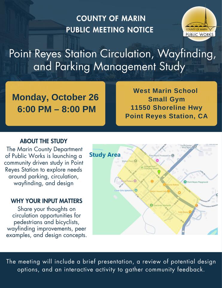 Workshop on Point Reyes Station street improvements - NewsBreak