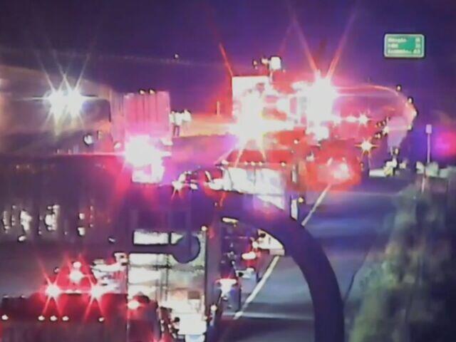 Two people critically injured after crash between car, semi-truck