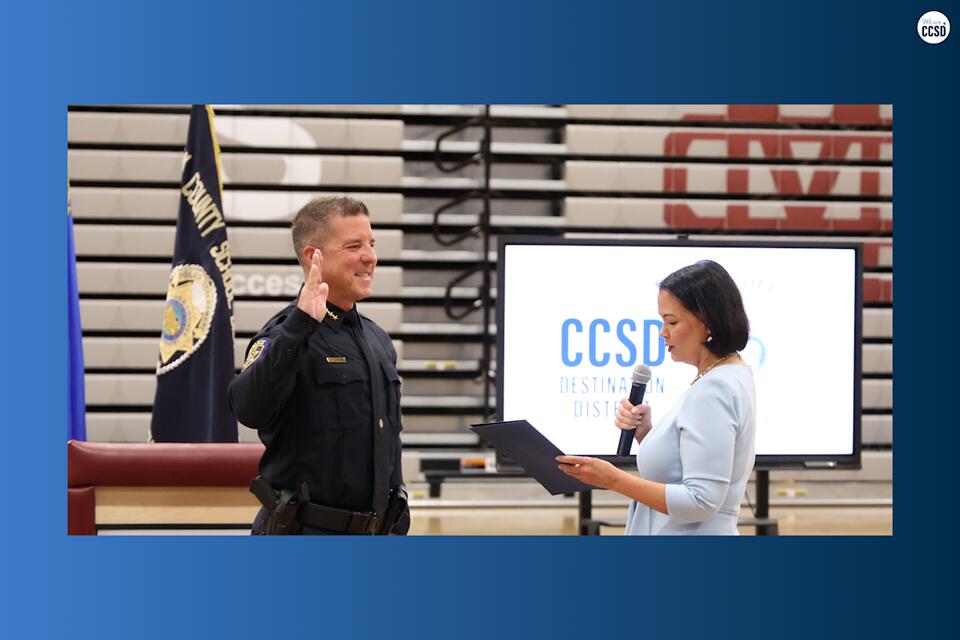 New CCSD Police Chief Jeff Clark Sworn In - NewsBreak
