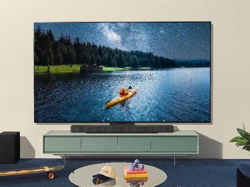 The new LG C4 OLED TV, one of the best new TVs for watching sports, is