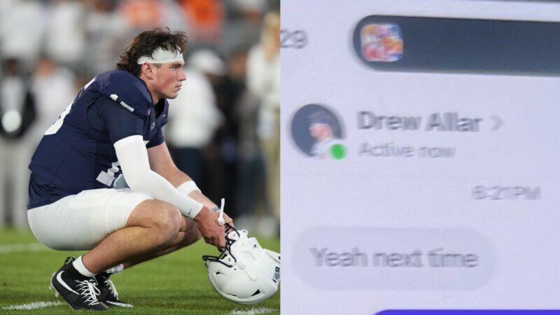 Penn State QB Drew Allar's “Freaky” Snapchat Messages Have Allegedly Been  Exposed, And Let's Just Say He “Takes Things Fast” [PHOTO] - NewsBreak