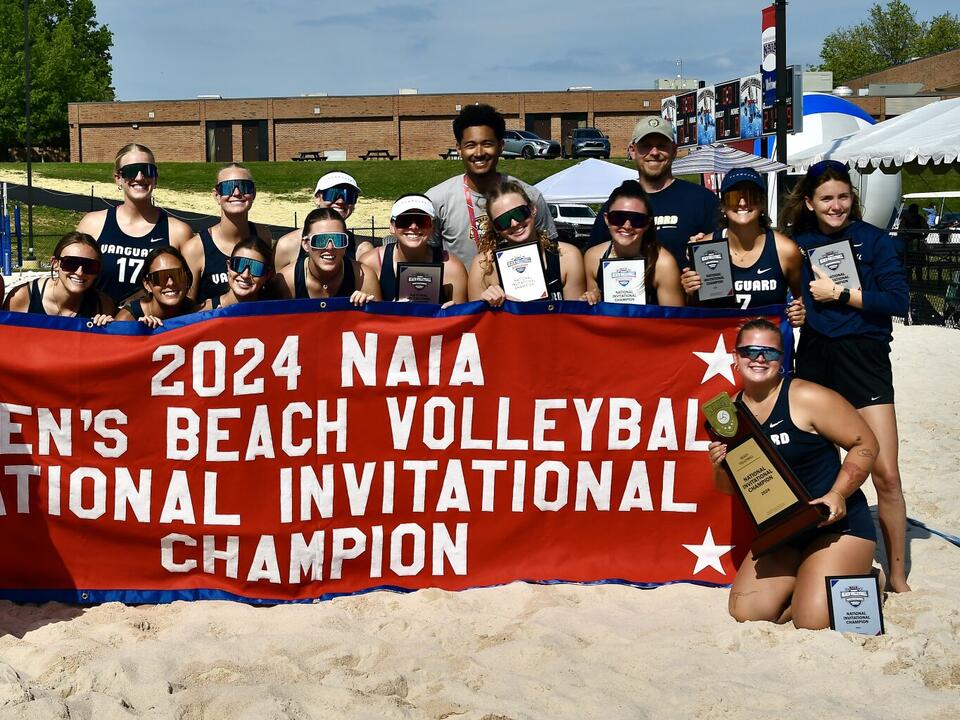 Vanguard Wins NAIA Beach Volleyball Invitational