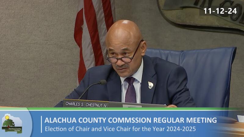 Chestnut selected as Chair of the Alachua County Commission - NewsBreak