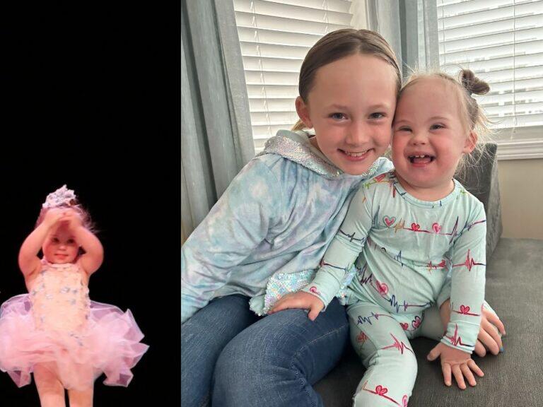 Sisters Go Viral After Mom Shares Video of Older Sibling Helping