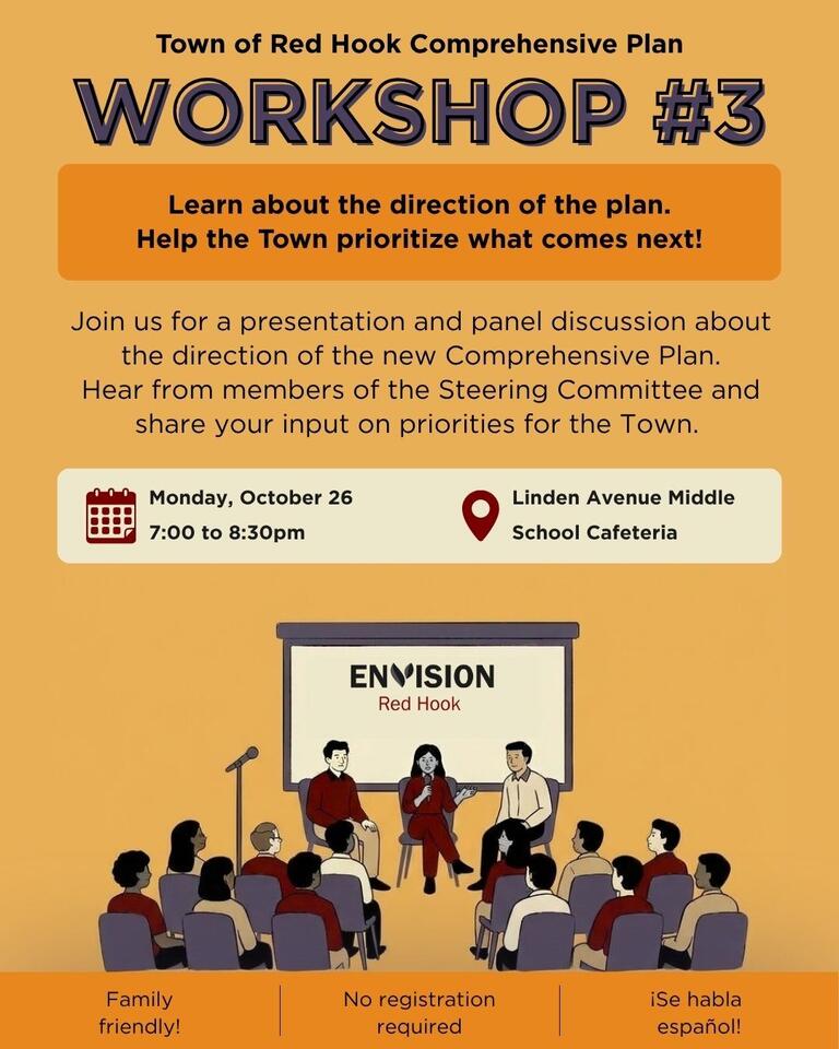 📅 Oct 26 workshop to shape Red Hook’s new Comprehensive Plan - NewsBreak