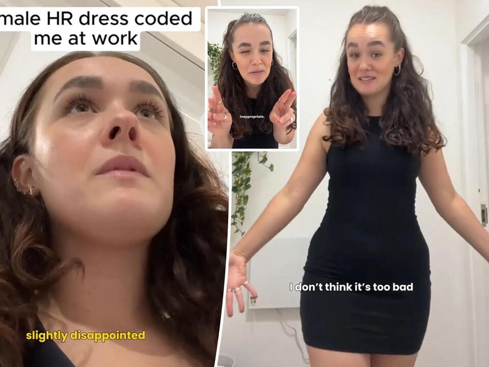 Woman’s ‘inappropriate’ work outfit sparks heated debate — as male co ...