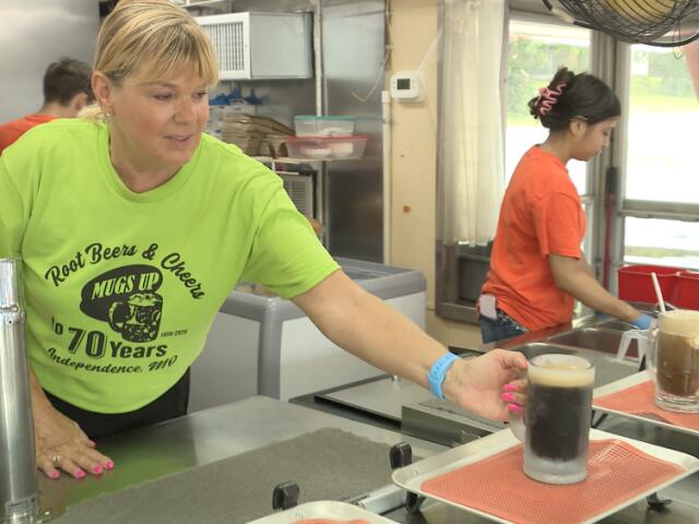 Mugs Up Drive-In celebrates 70 years of original 1950s carhop service