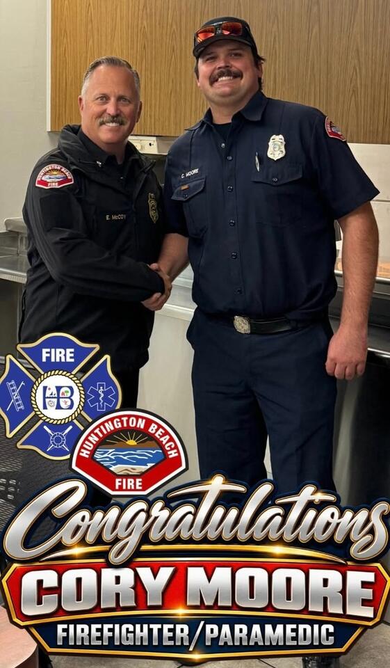 Cory Moore promoted to Firefighter/Paramedic - NewsBreak