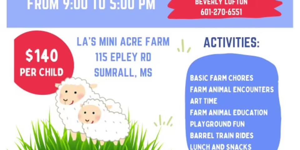 La’s Mini Acre Farm inviting little ones to farm camp - NewsBreak